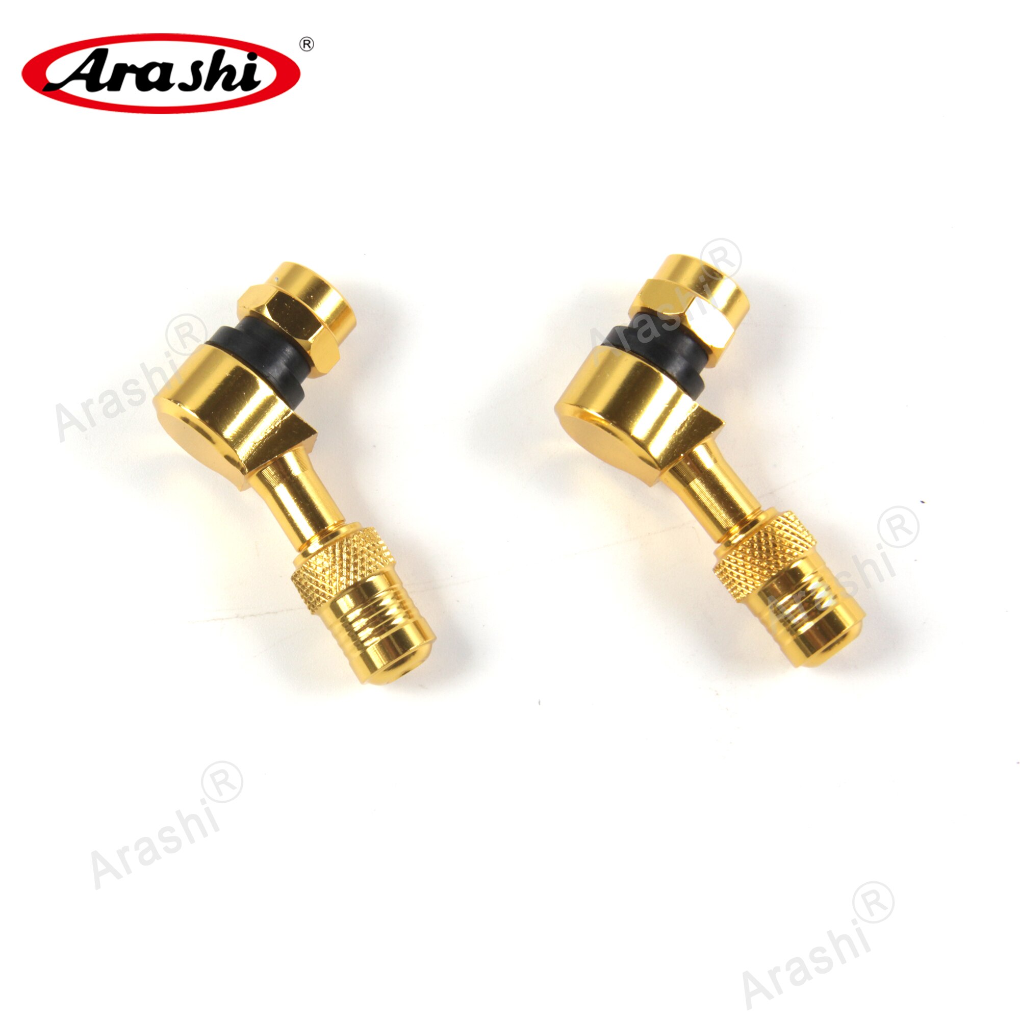 2PCS CNC Aluminum Wheel Valve Tyres Rim Wheel Replacement Accessories Motor Bike Rim Valves For BMW R1200GS S1000RR for YAMAHA: 2 Piece Gold