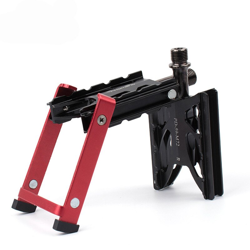 Promend MTB Bike Faltbare Straße Fahrrad Pedal Mountainbikes Stehen Halter Tragbare Lagerung net Fahrrad Ständer