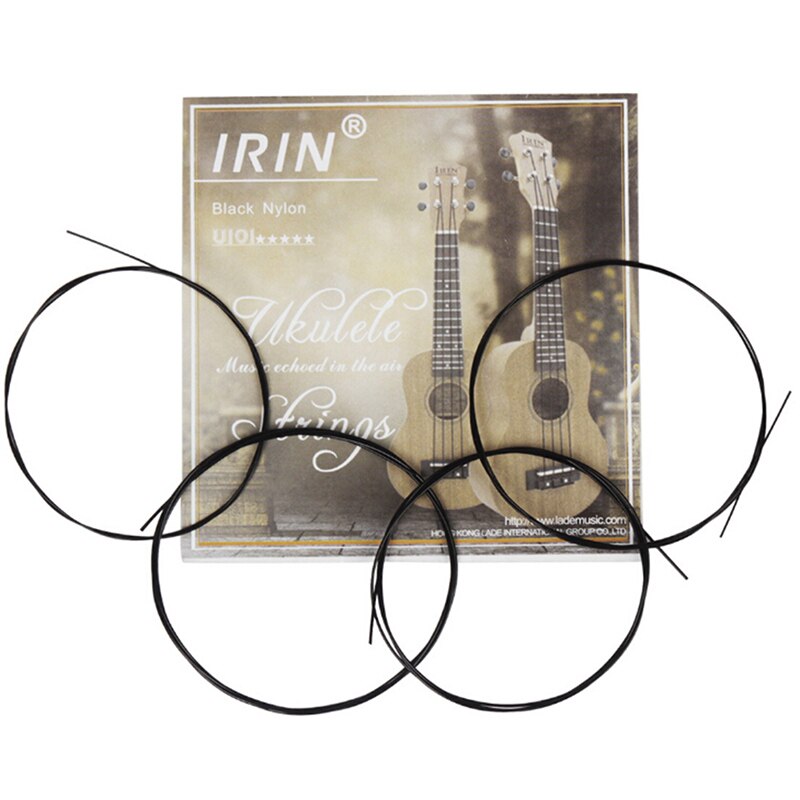 4 pièces/lot 4 pièces/ensemble Nylon arc-en-ciel ukulélé cordes Durable pièce de remplacement pour ukulélé guitare Instrument de musique Accesso