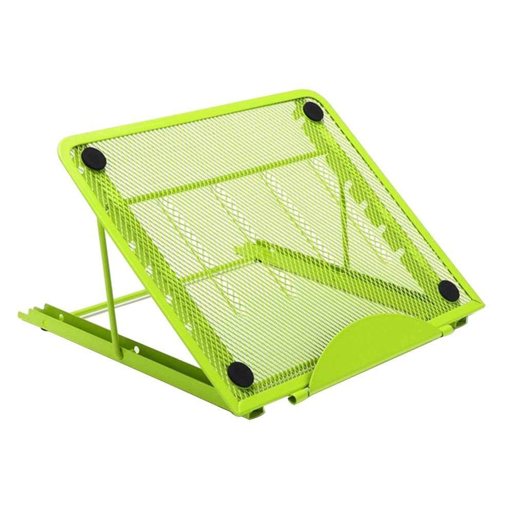 Tablett ljuslåda stativ metallnät ventilerad justerbar 7 vinkelpunkter glider förhindrad hållare för att rita surfplatta / ipad / bärbar dator