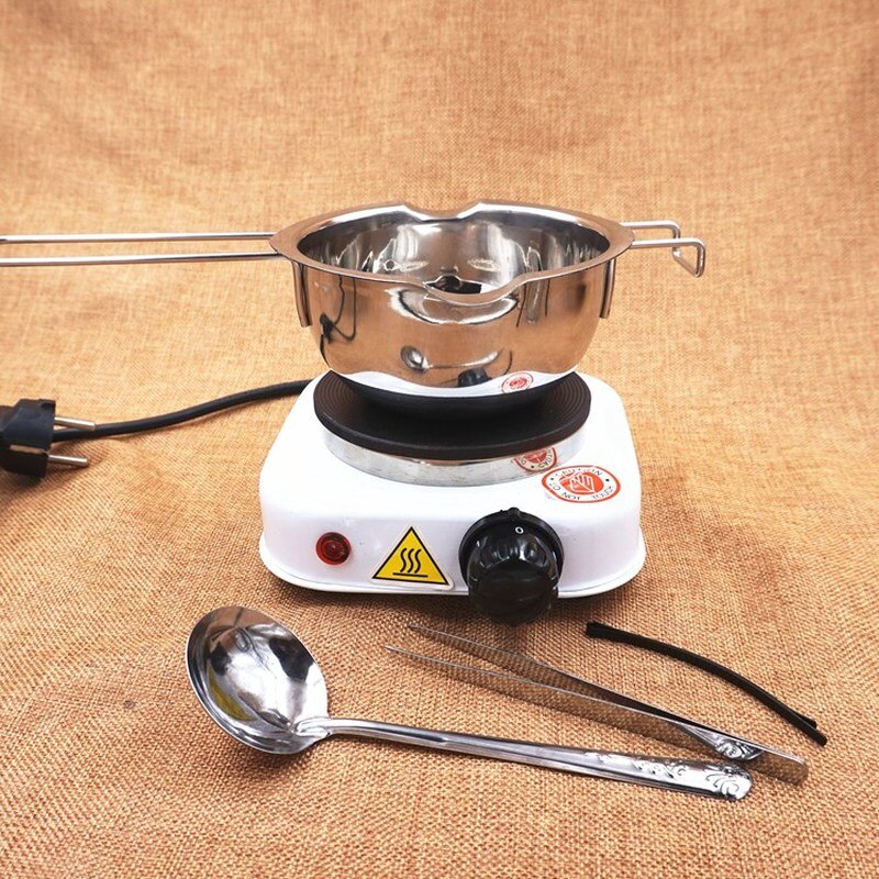Cocina de Inducción de calefacción, utensilios hechos a mano DIY, lámpara de Alcohol, pinzas para crisol de cucharas, fabricación de velas DIY, accesorios de herramientas de calefacción