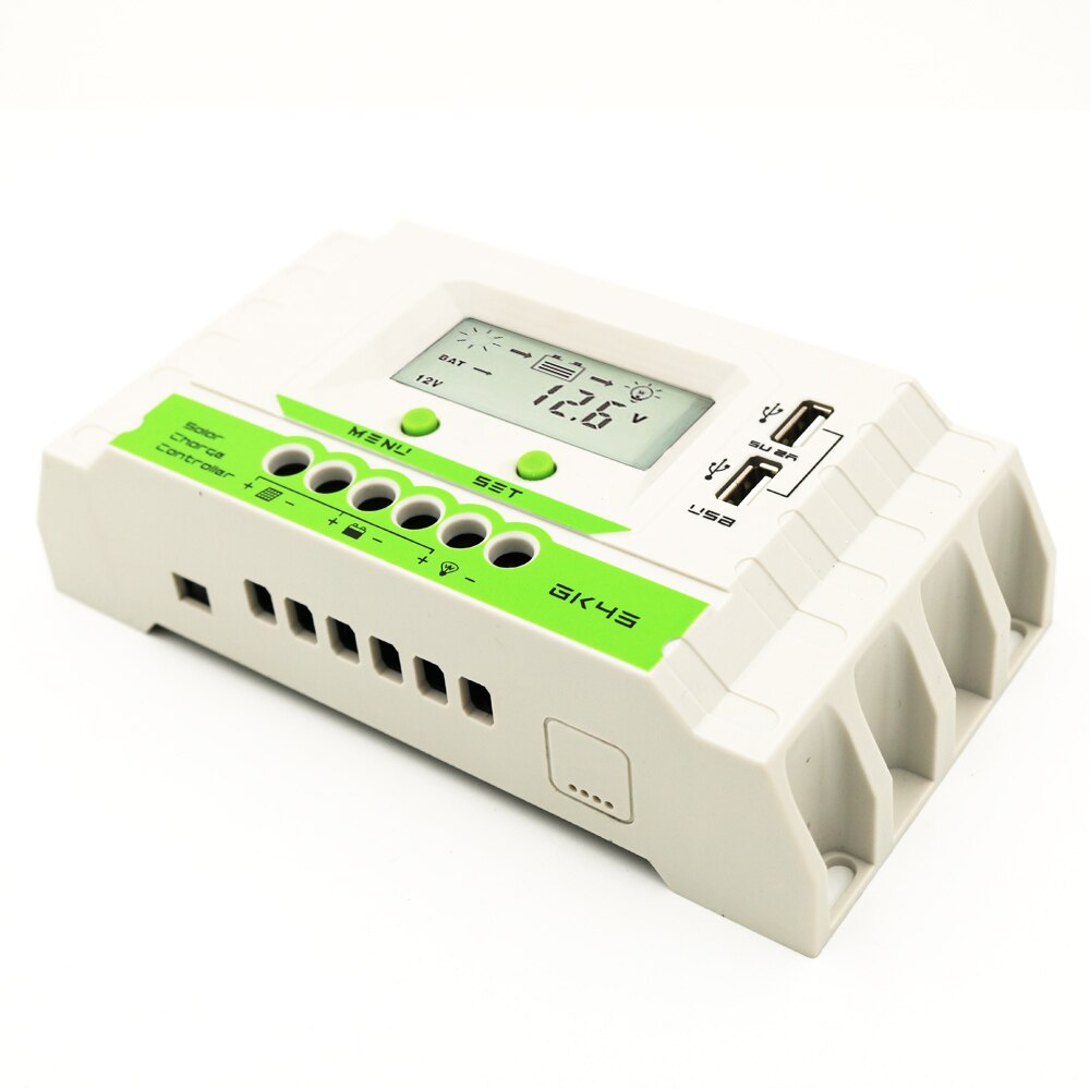 Solar Charger Controller 10A 20A 30A 40A 12V 24V Vdc Volt Battery Solar Panel Regulator Voltage Control Protect