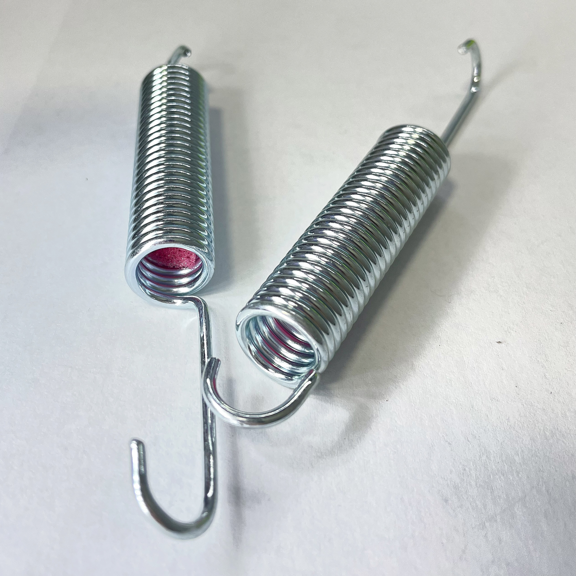 4.2"[107mm] Stainless Steel Replacement Recliner Sofa Chair Mechanism Tension Spring - Long Neck Hook Style (Pack of 2)