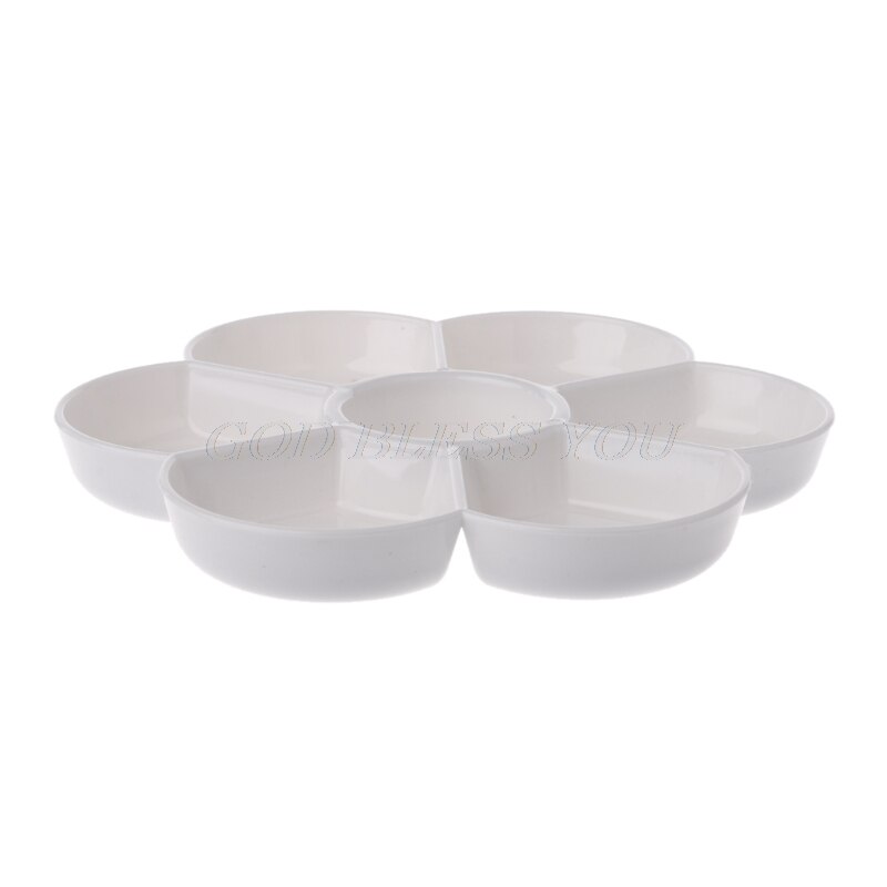 7 hulls palett akryl gouache akvarell maling palett plast