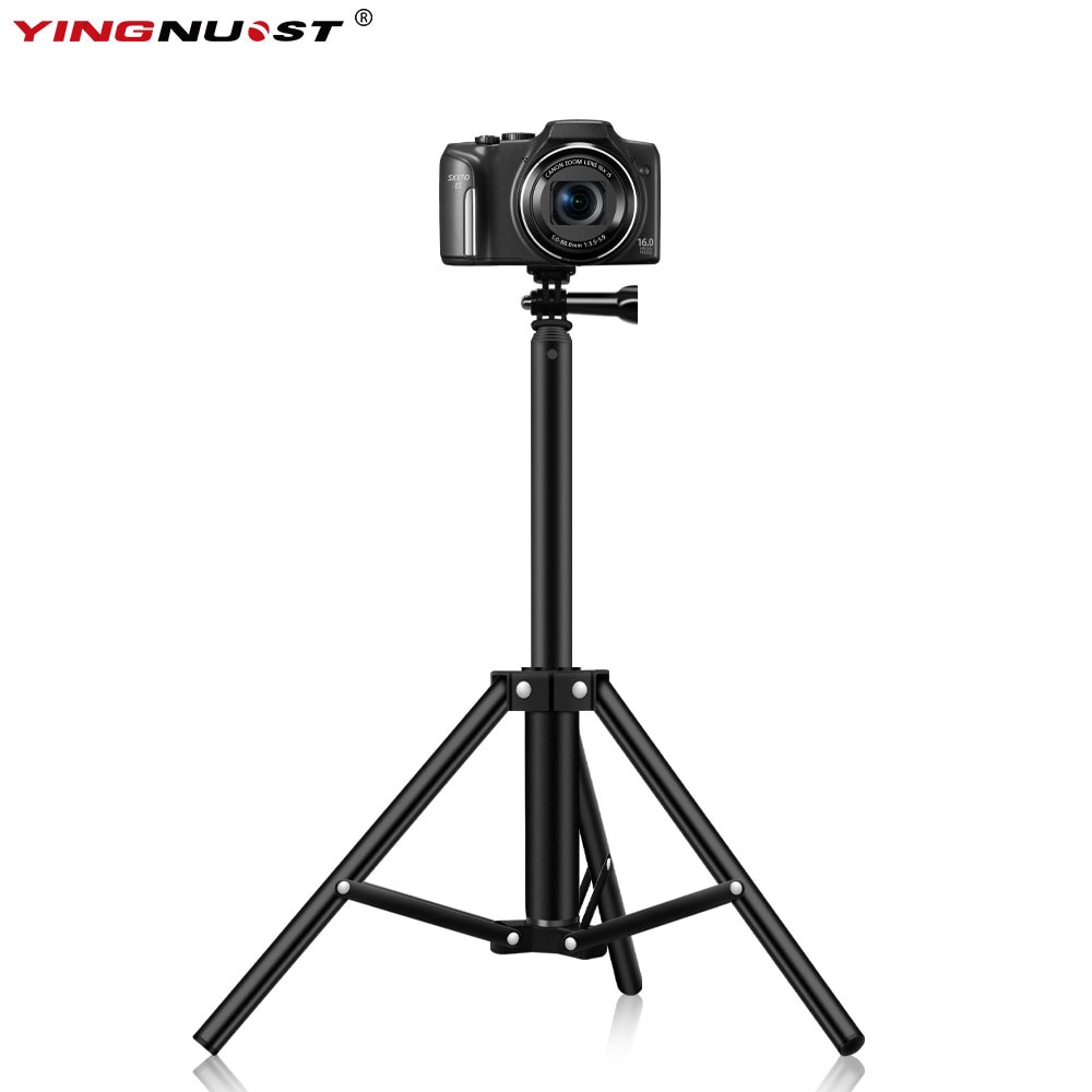 Universal Portable Aluminum Tripod Stand Mount Digital Camera Tripod For Phone Selfie Flash Photo Relfectors Softboxes Lights