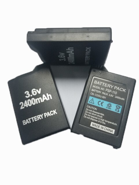 2400mAh Vervangende Batterij voor Sony PSP 1000 Batterij PSP-110 Gamepad voor PlayStation Portable Controller