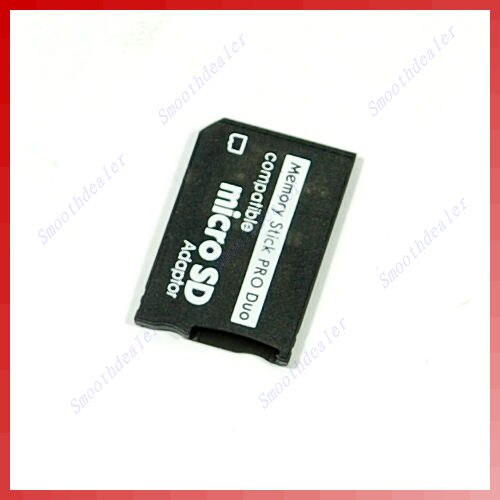 Micro sd sdhc tf à vara de memória ms pro duo psp adaptador conversor cartão novo transporte da gota