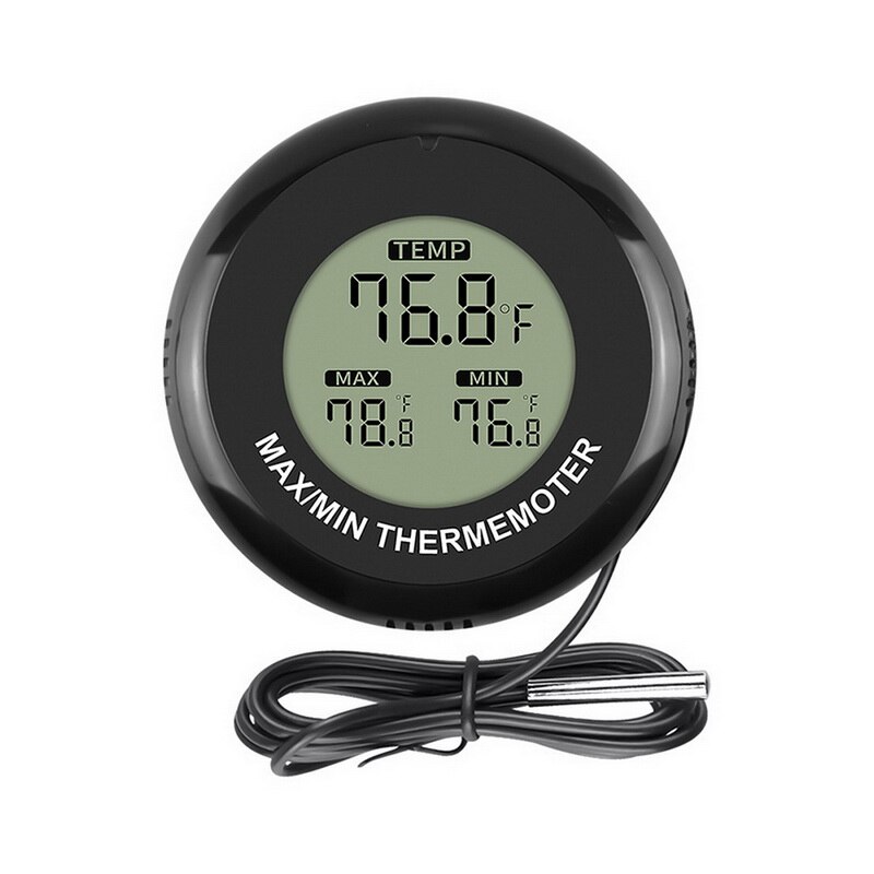 Termómetro Digital de alta precisión, productos para mascotas, impermeable, pecera, acuario, termómetro, pecera, productos de Control de temperatura: A
