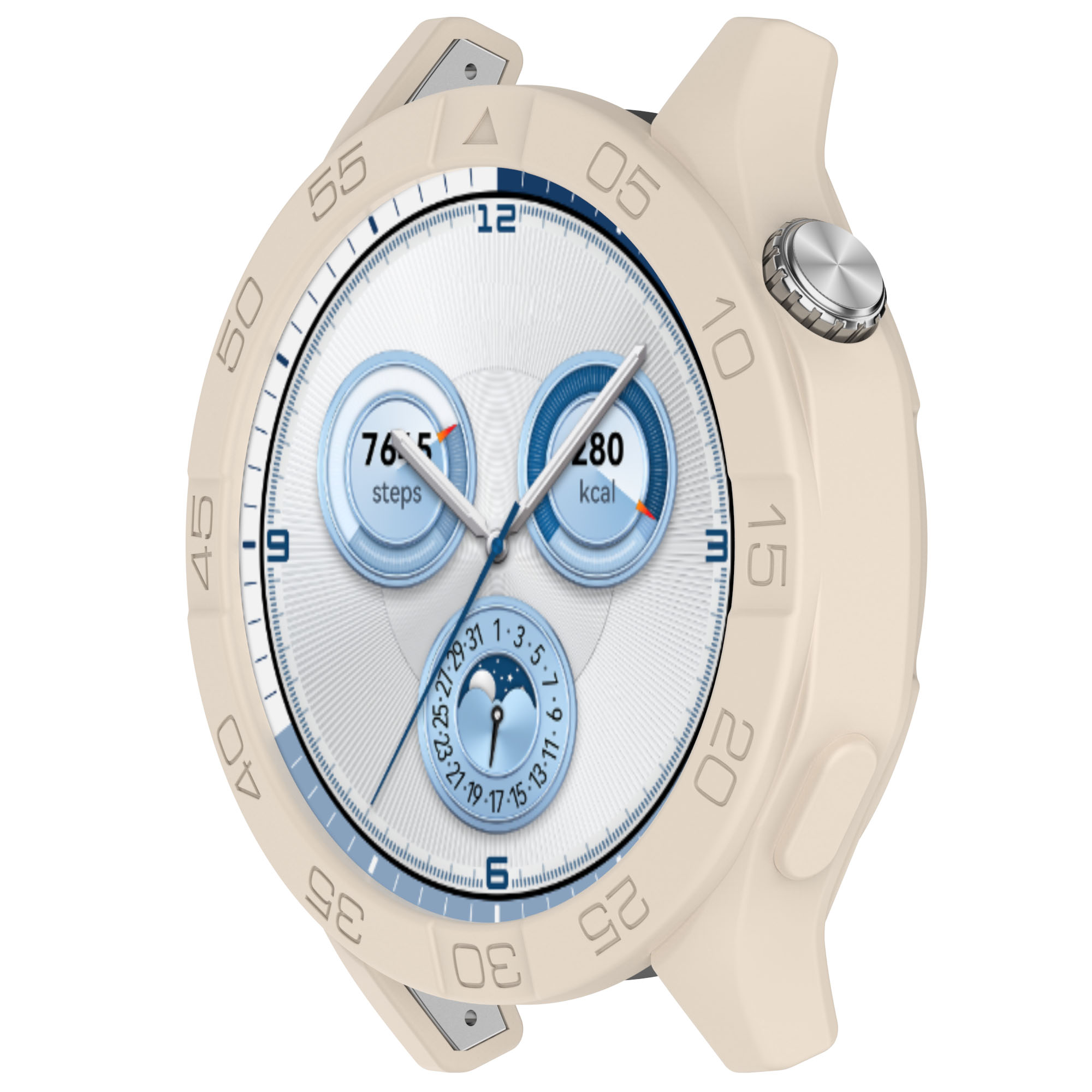 Silicone Case Cover For Huawei GT5 46MM / GT4 46MM Soft Protector Bumper Cases For Huawei GT5 Pro 46MM Watch Accessories: Rose Pink  