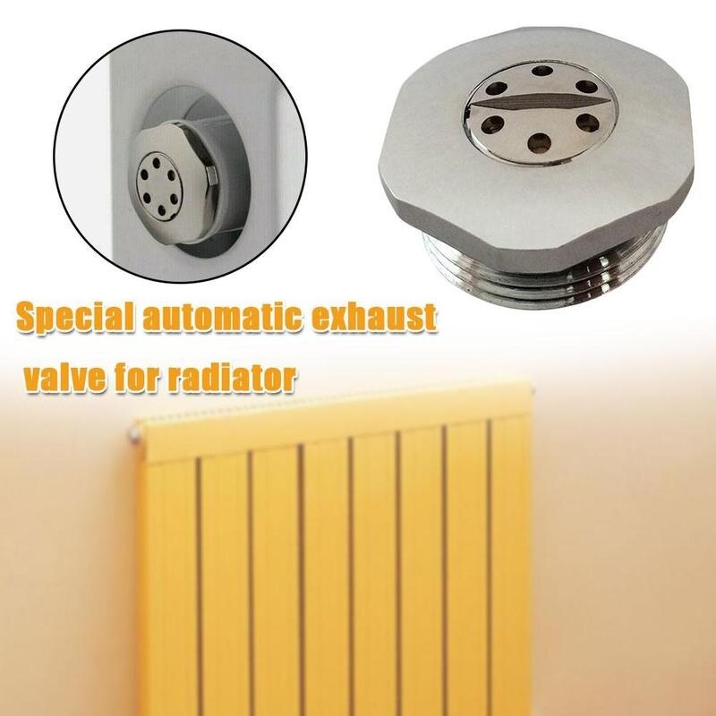 1pcs 1/2'' Fully Automatic Air Vent Valve Copper Heating Radiator Mayitr Heat Dissipating Accessories