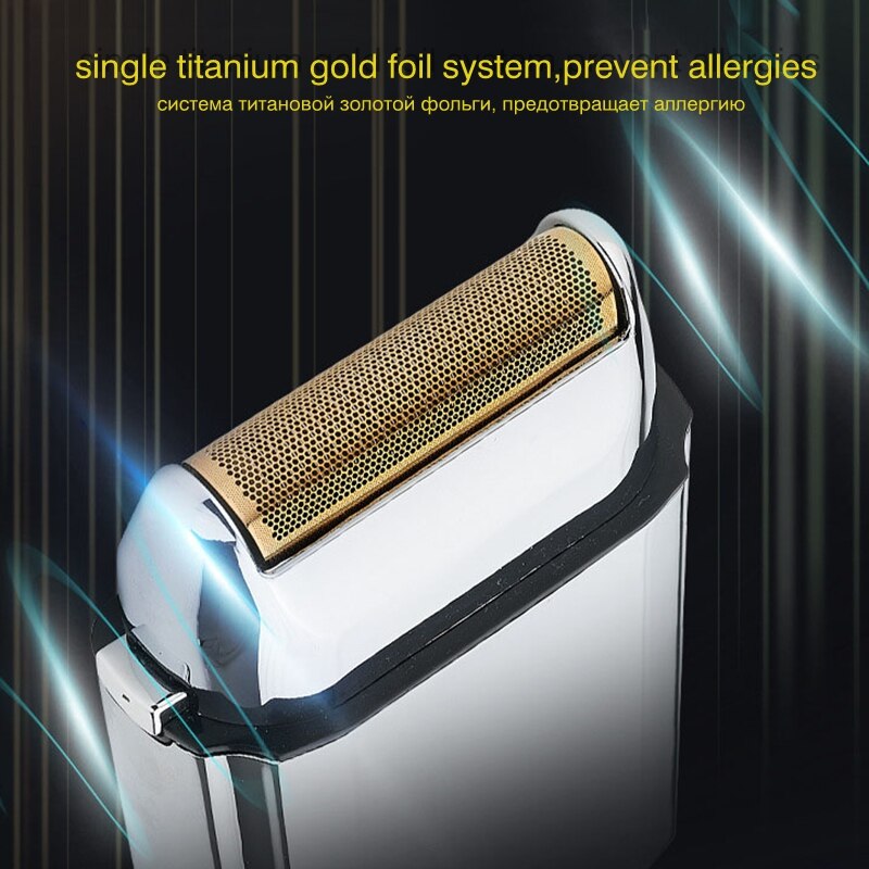 Men's full metal housing electric shaver beard hair electric razor for men strong shaving machine for face,neck,edge,outlines