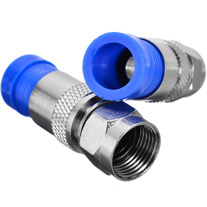 Wasserdicht RG6 Anschluss Kompression Koaxial Stecker Koaxialkabel Verbindung F Typ Conector RG6 Koaxial Kompression Werkzeug
