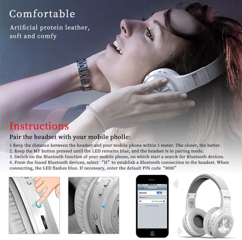 Tws Bluedio Turbine Hurricane Bluetooth Hoofdtelefoon Gaming Headset Met Microfoon Draadloze Stereo Oortelefoon Hifi Oordopjes