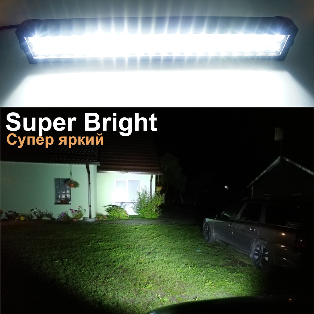 22 inch LED Light Bar LED Bar Work Light for Driving Offroad Boat Car Tractor Truck 4x4 SUV ATV 12V 24V