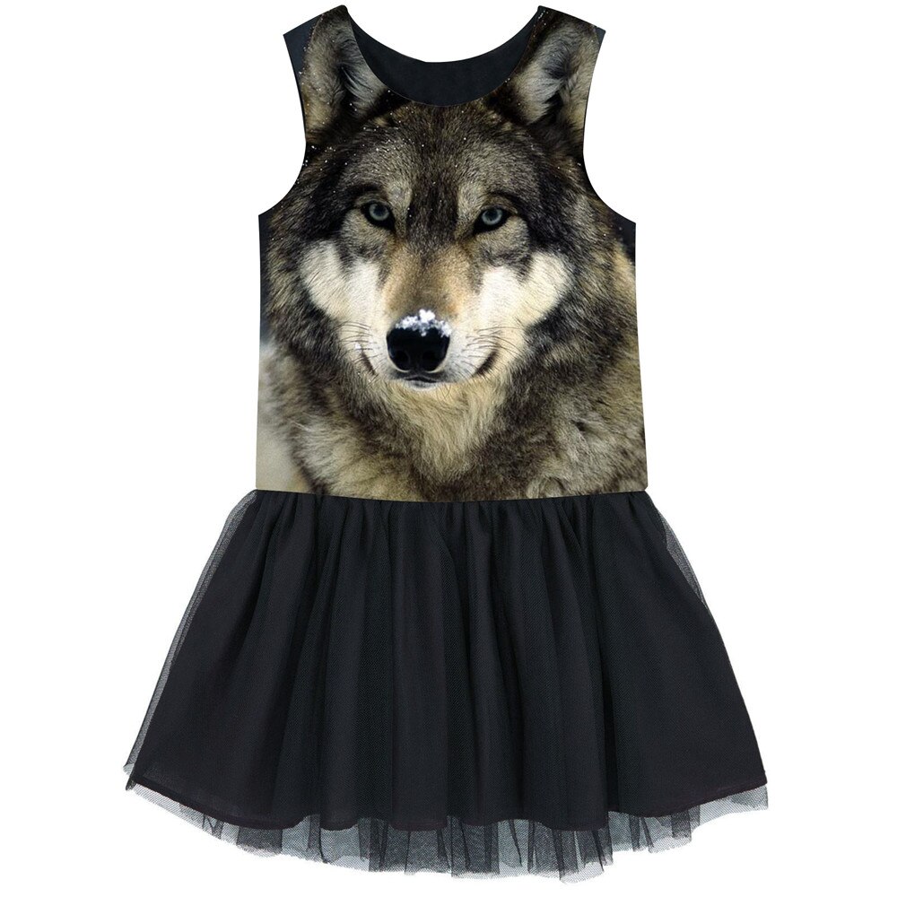 Dziewczyny tiulowa sukienka dzieci baleriny taniec baletowy impreza przędza najlepsza sukienka ubrania dzieci ładne wilk sukienki sukienki dla dzieci ładne