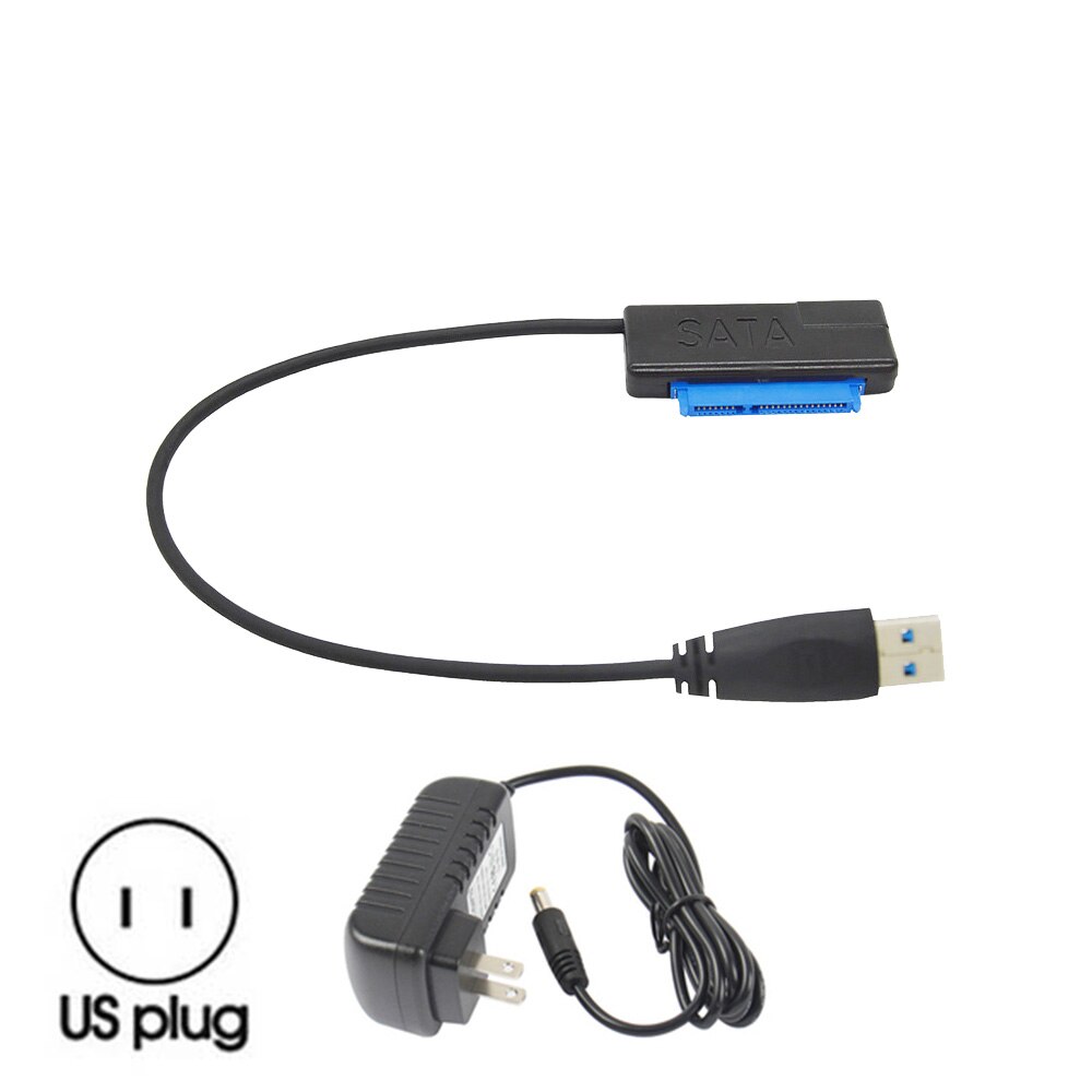 SATA til USB 3.0 Adapter - Kabel op til 6 Gbps til 2.5"/3.5" Ekstern SSD HDD SATA3