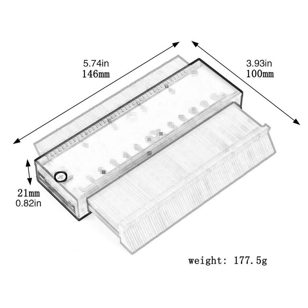5-Inch Profilometer Tiled Laminate Tile Edge Forming Gauge Wood Marker Universal Tool Woodworking Tool