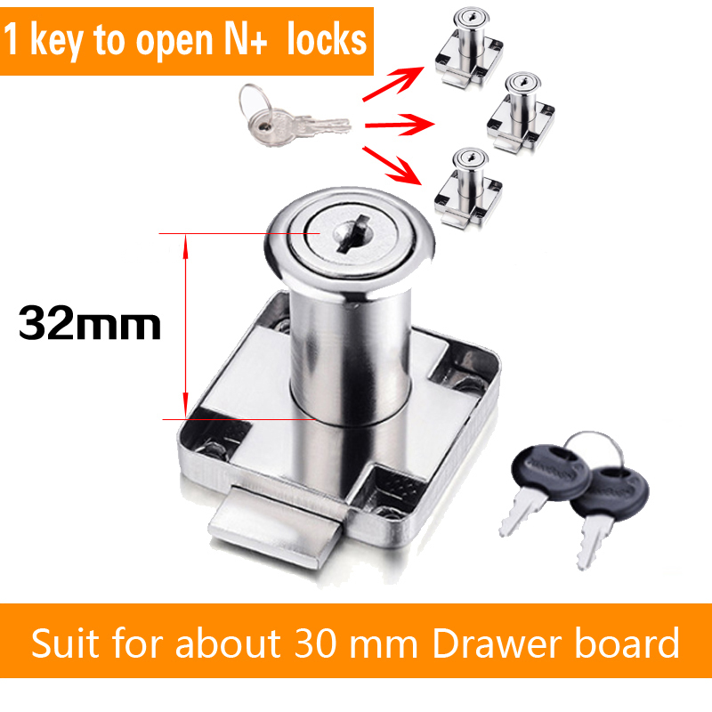 22/33/38 mm Garderobe Kastdeur Locker Bureau Brief Brievenbus Cam Sloten Hardware Lade Meubelslot Dezelfde Sleutel: Rood