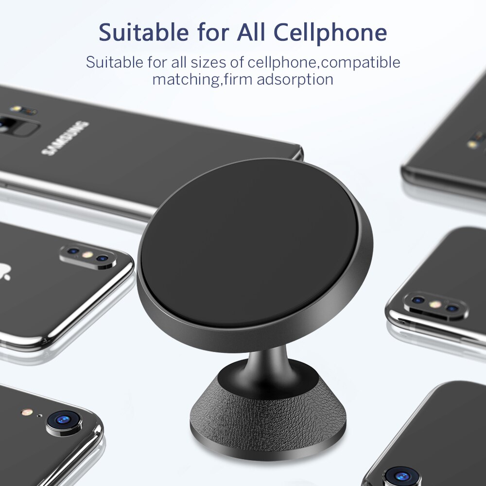 Car Phone Holder Magnetic Universal Magnet Phone Mount for iPhone X Xs Max Samsung in Car Mobile Cell Phone Holder Stand