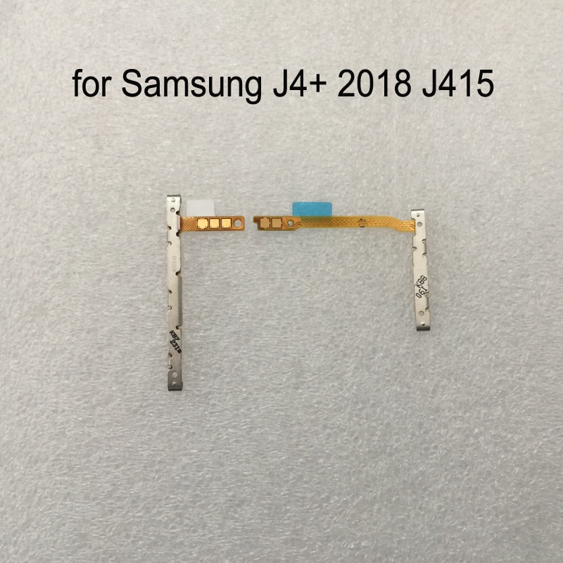 Per Samsung Galaxy J4 Più 2018 J4 + J415 J415F J415FN J415G Alloggiamento Del Telefono Nuovo Pulsante del Volume di Alimentazione Originale Lato chiave Cavo Della Flessione