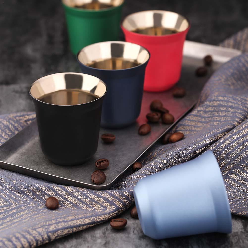 Powder Coated Tumbler Mug Stainless Steel Outdoor Portable Cup Double Wall Travel Mug Vacuum Insulated Coffee Milk Drink Cup