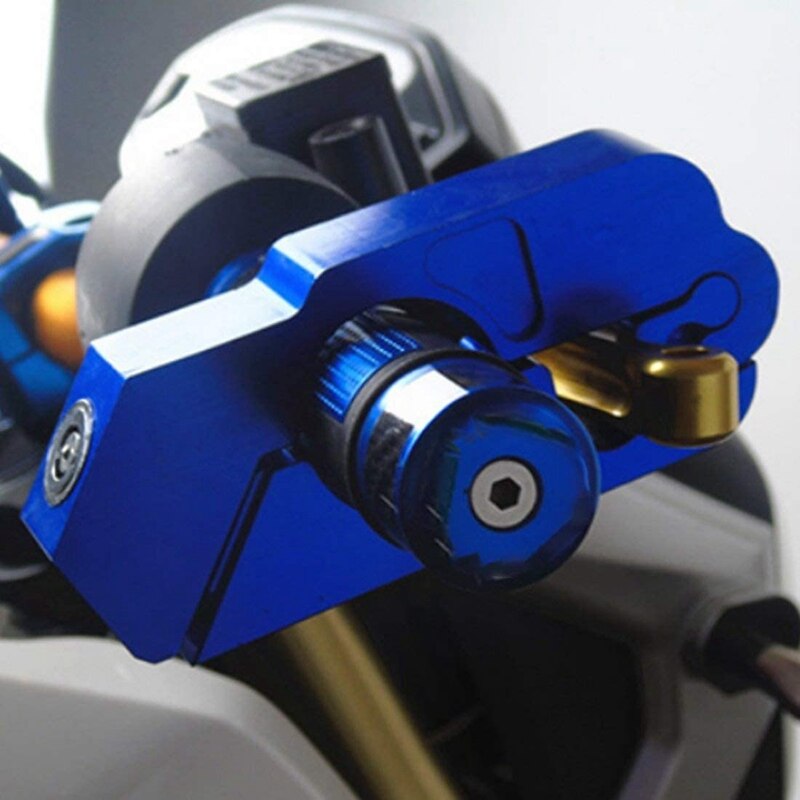 Cnc motorfiets universeel stuurslot refit auto stuurslot antidiefstalslot elektrisch claxonslot crossmotor gespslot