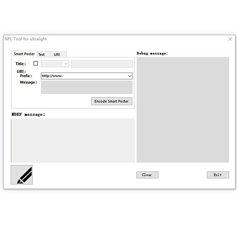 Acr 122u nfc-lukija kirjoittaja usb-liitäntä  + 5 kpl 213 nfc-tunniste  + 2 kpl uid-kortti + ilmainen sdk