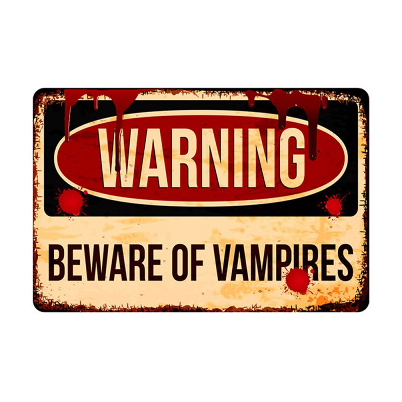 Halloween Bloody Restroom Sign Warning Stickers Haunted House And Horror Themed Parties Bathroom Door Decoration: E