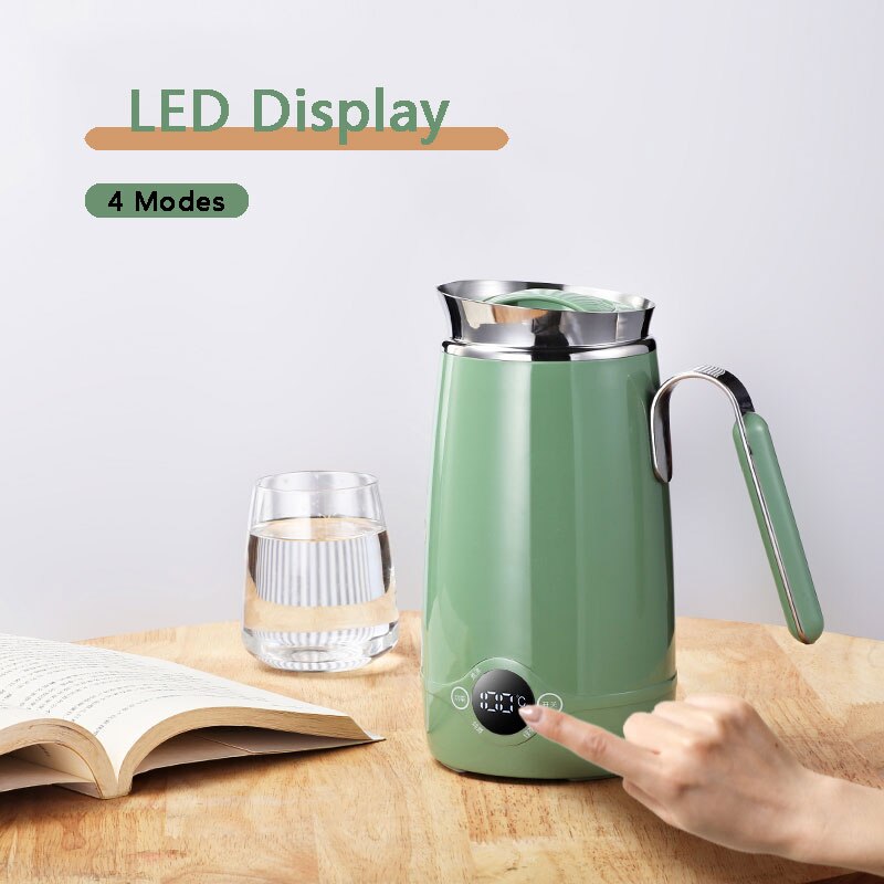 220V Smart Electric Kettle Stainless Steel 0.5L 600W Fast Boiling BPA-Free Samovar Thermal Sweat Tea Pot kitchen Appliances