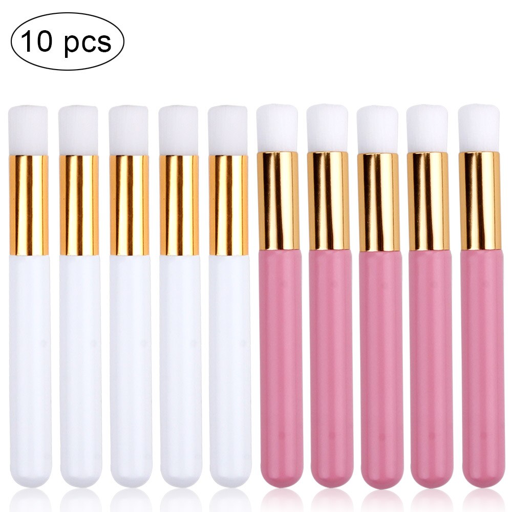 Cepillo 20 piezas para limpiar pestañas, cepillo limpiador de extensiones, cepillo para la nariz, limpiador de pestañas, cepillos de maquillaje cosméticos, 10/10: 10pcs set