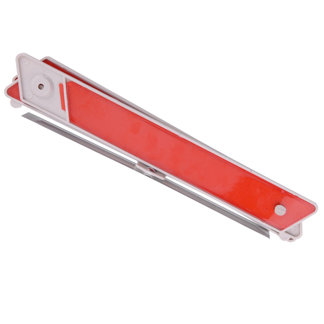 Car Auto Foldable Red Reflective Warning Triangle Frame w/Pack Box Emergency Breakdown Safety Hazard Travel Kit