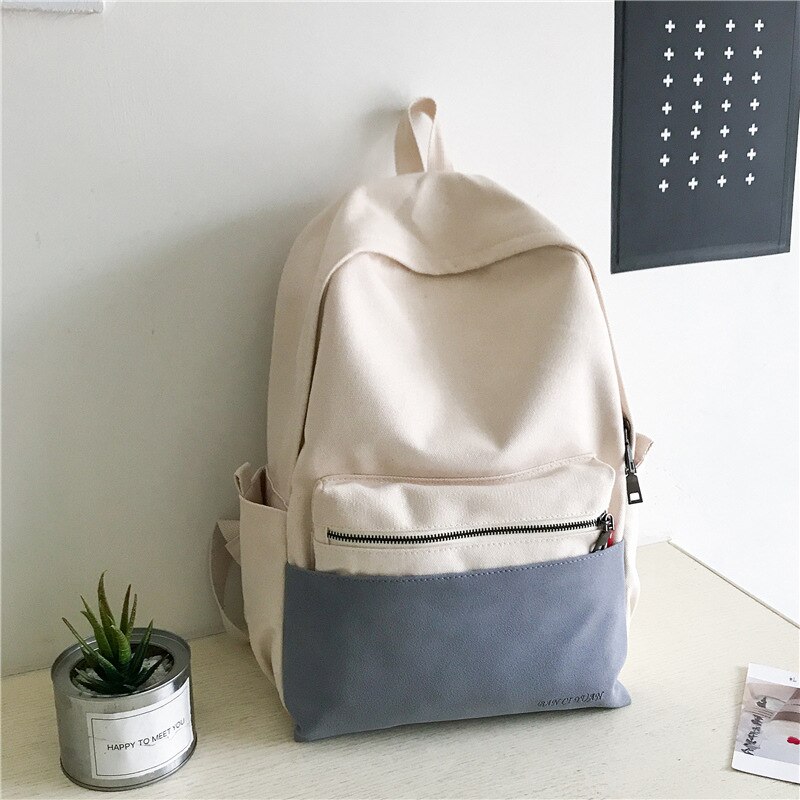 Atinfor Vrouwen Multifunctionele Leisure Canvas Rugzak Dagelijks Reizen Schooltas Voor Tieners Boekentas Mochilas