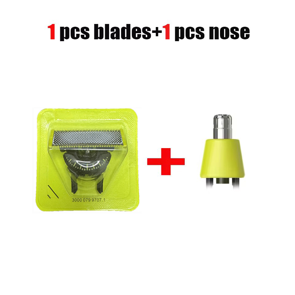 360 Blade/Neus Tondeuse voor mes Vervanging Blade Baard Scheerapparaat Hoofd Trimmer Q2520 Q2530 Q2630 Q6510 Q6520 Q2523: Black