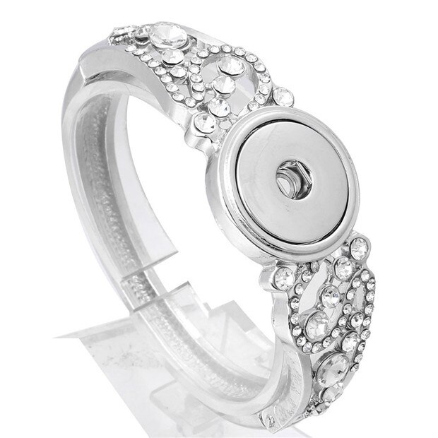 18mm Snap Jewelry Snap Bracelet Snap Button Bracelet Bangles Fit 18MM Snap Jewelry for Women Men Bracelets: 10