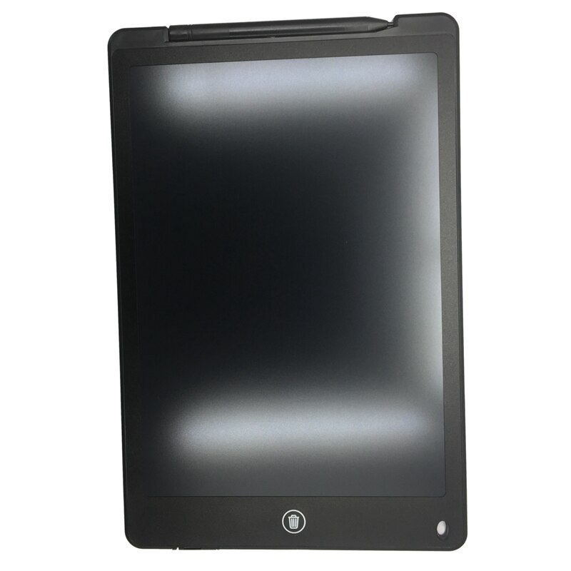 Writing Drawing Tablet 12Inch Digital LCD Graphic Board Handwriting Board Kids Education Portable Ultra-Thin Board: Black
