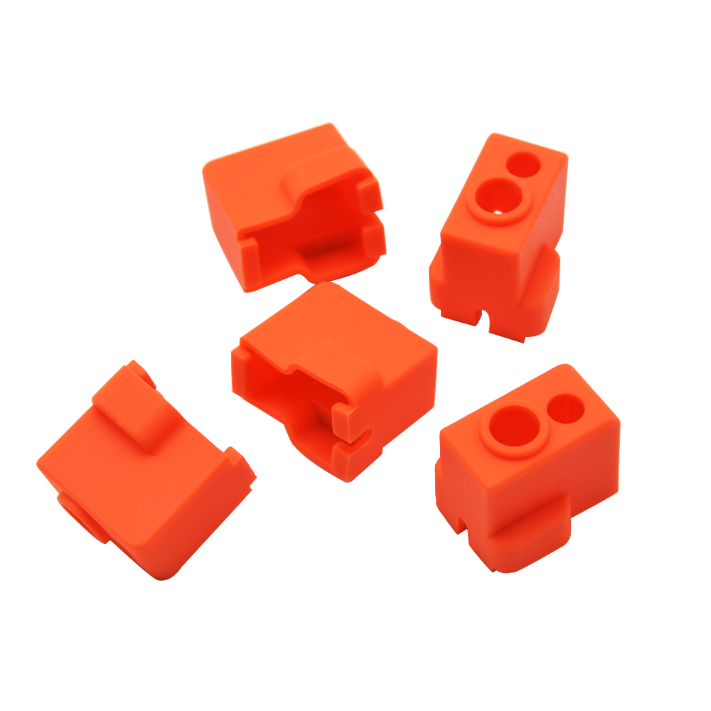 Ender3/Ender 3V2/CR10 Alta Temperatura 550 ℃ Kit Hotend Boquilla de volcán chapada en cobre Bloque calentado Kit Hotend de garganta bimetálica: Negro