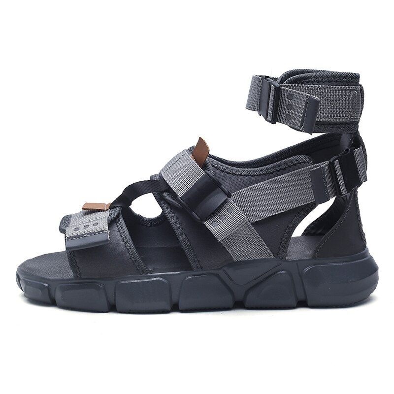 Gummi strand hule sandaler sko masculina sandal størrelse gladiator praia hombre kjole åndbar homens sandalhas til homme herre