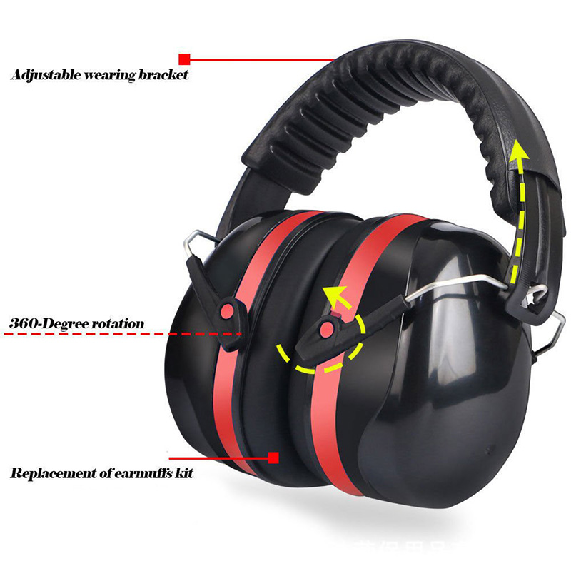 Vouwen Oor Verdedigers SNR 35dB Protectors Hoofd gemonteerde Noise-proof Geluidsisolatie Oorbeschermers Gehoor Veiligheid Adult Voor Schieten