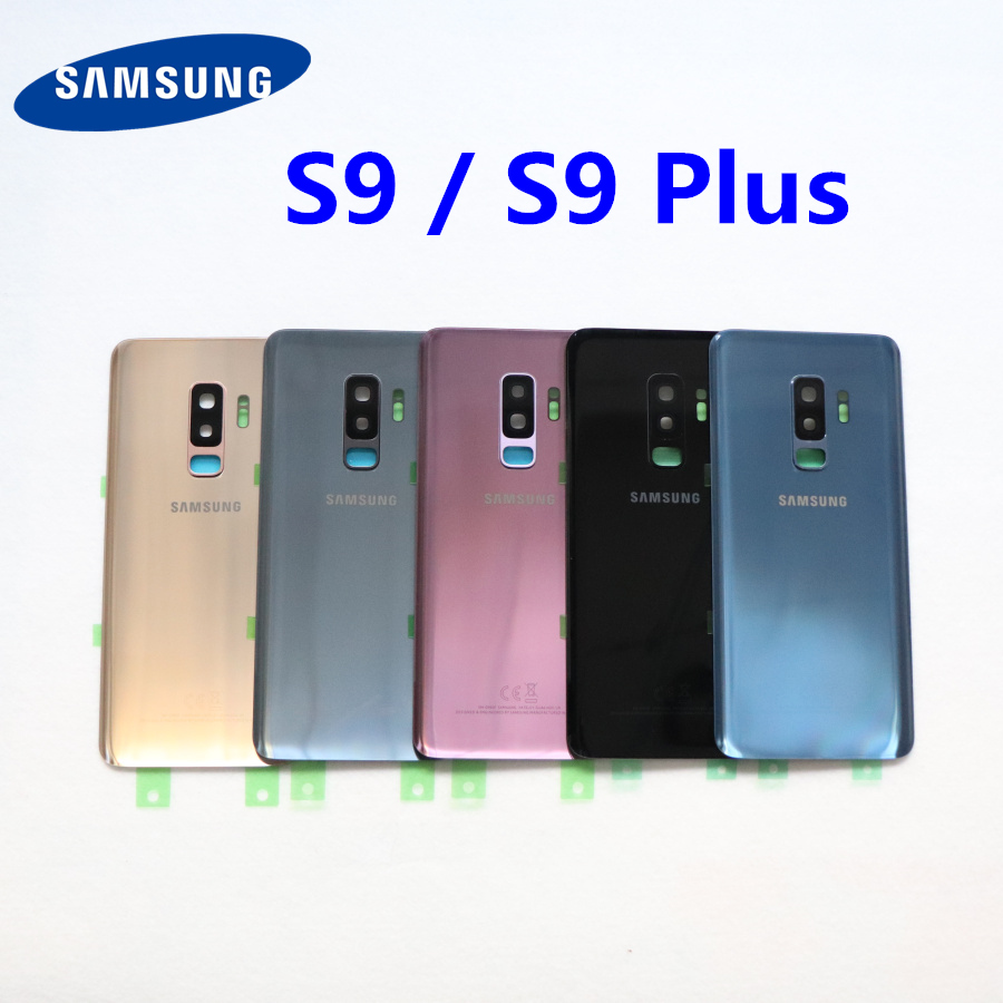 Samsung Della Copertura Posteriore Della Batteria per Samsung Galaxy S9 Più S9 + G965 SM-G965F G965FD S9 G960 SM-G960F G960FD Posteriore Posteriore cassa di Vetro