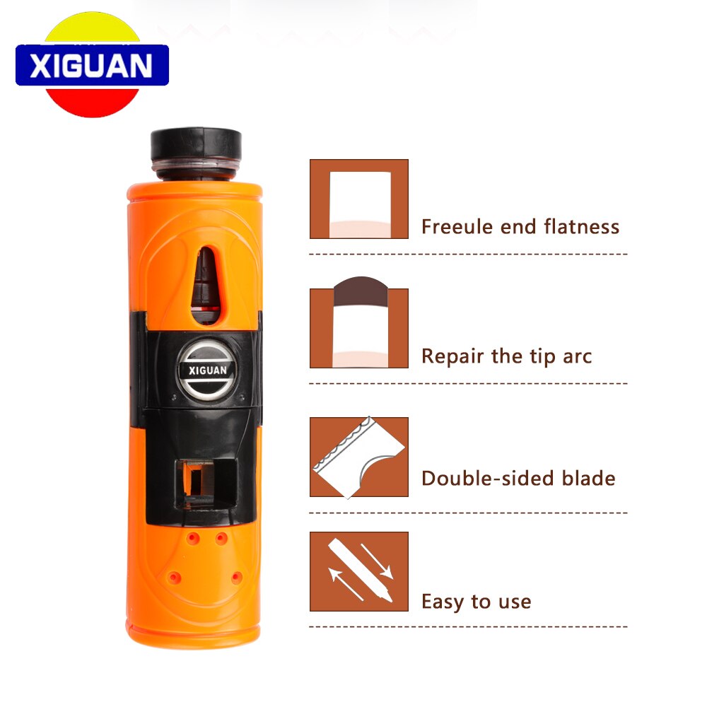 XIGUAN Billiard Training Tool Multi-functional Tip Repair Tool Trimmer+Side cutting+Ferrule cutting Double-sided Blade Accessory