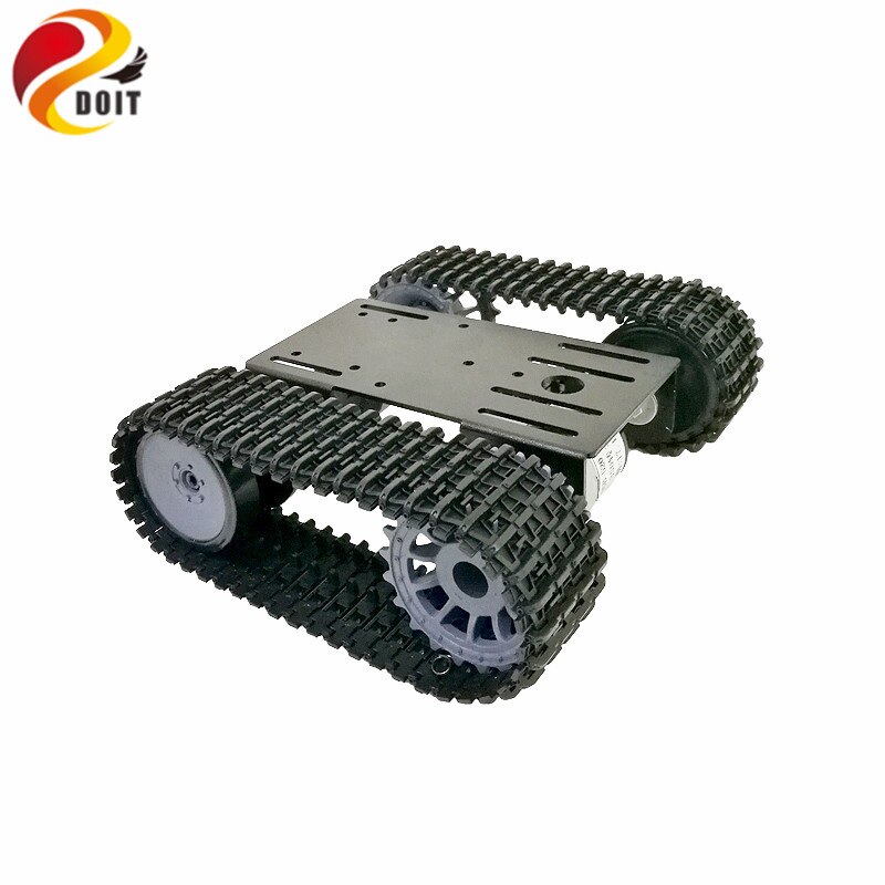 mini TP101 Smart Tank Chassis Tracked Chassis Remote Control Platform with Dual DC Motor for DIY Arduino