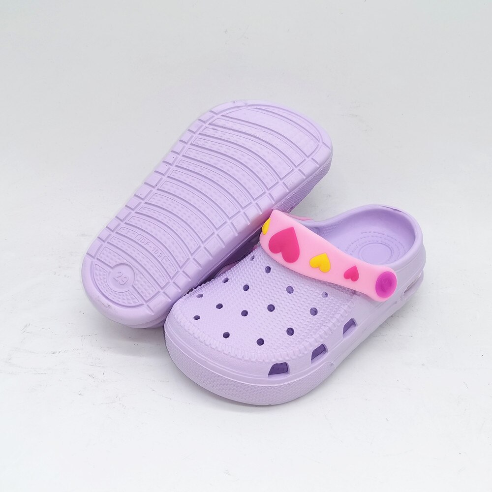 Piger børn børn sommer luftpude crock hjemmesko strand træsko klipklapper sandaler sko eur 28 29 30 31 32 33 34 35
