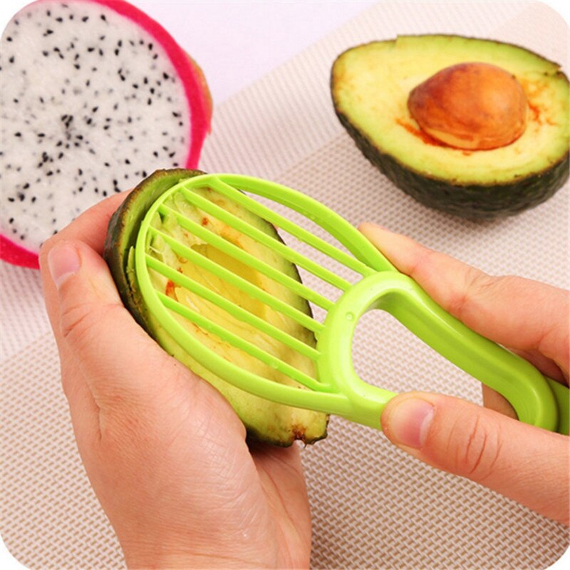 3-In-1 Avocado Slicer Fruit Cutter Mes Corer Pulp Separator Shea Boter Mes Keuken Helper Accessoires Gadgets koken Gereedschap