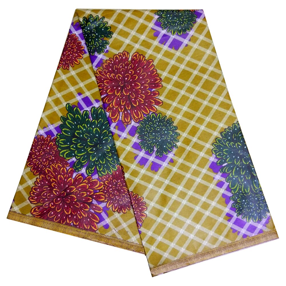 Stampe africane Cera ankara Tessuto Cera 6 iarde 2019 Nuovo Disegno del Tessuto Africano: Default Title