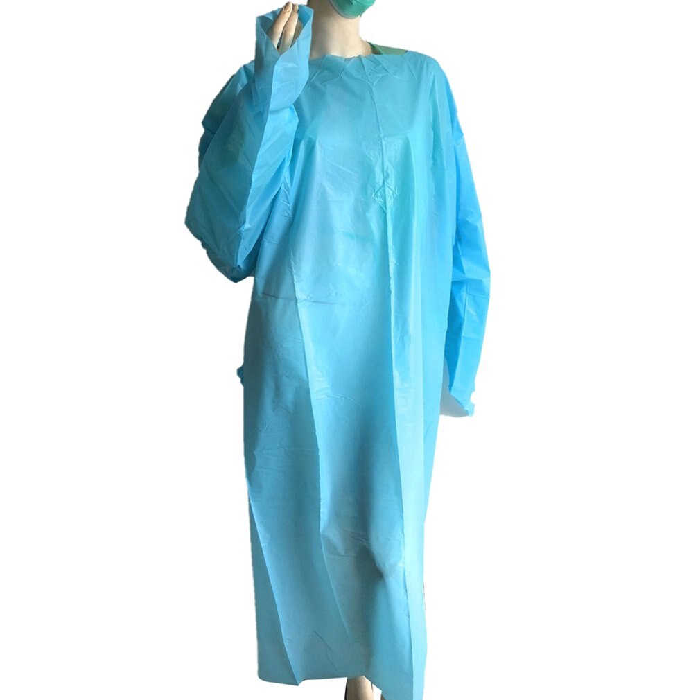 disposable thumb buckle sleeve apron gown Waterproof Protective apron For Spray Painting Decorating Clothes Coverall Suit