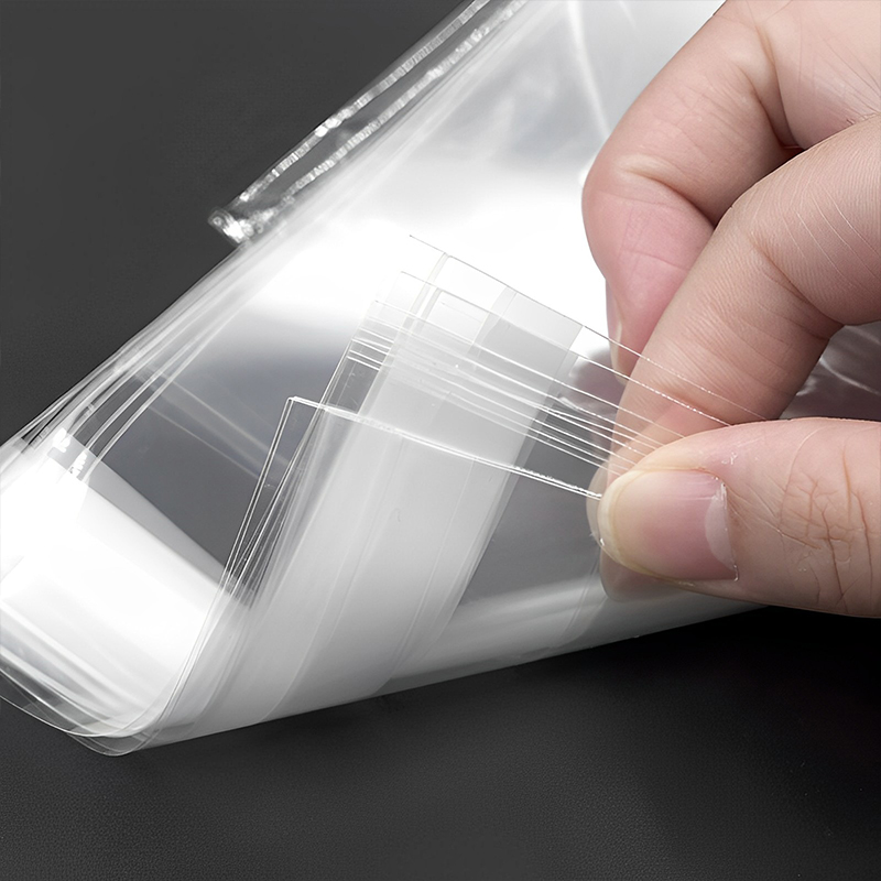 20PCS Resealable Cassette Tape Bags Clear Dust-proof Protective Outer Sleeves for Cassette Tape