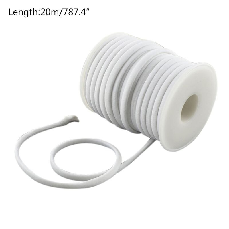 20M/Roll 5Mm Zachte Tiny Nylon Koord Draad Voor Armbanden Choker Diy Sieraden Craft