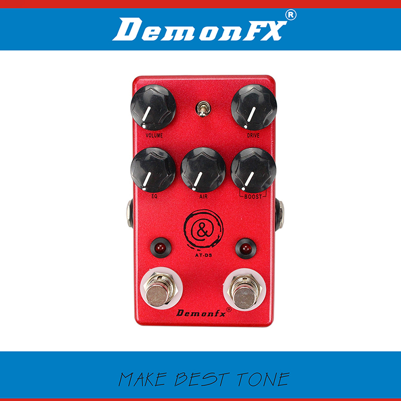 Demonfx-Pedal de efectos para guitarra de AT-DS, Overdrive