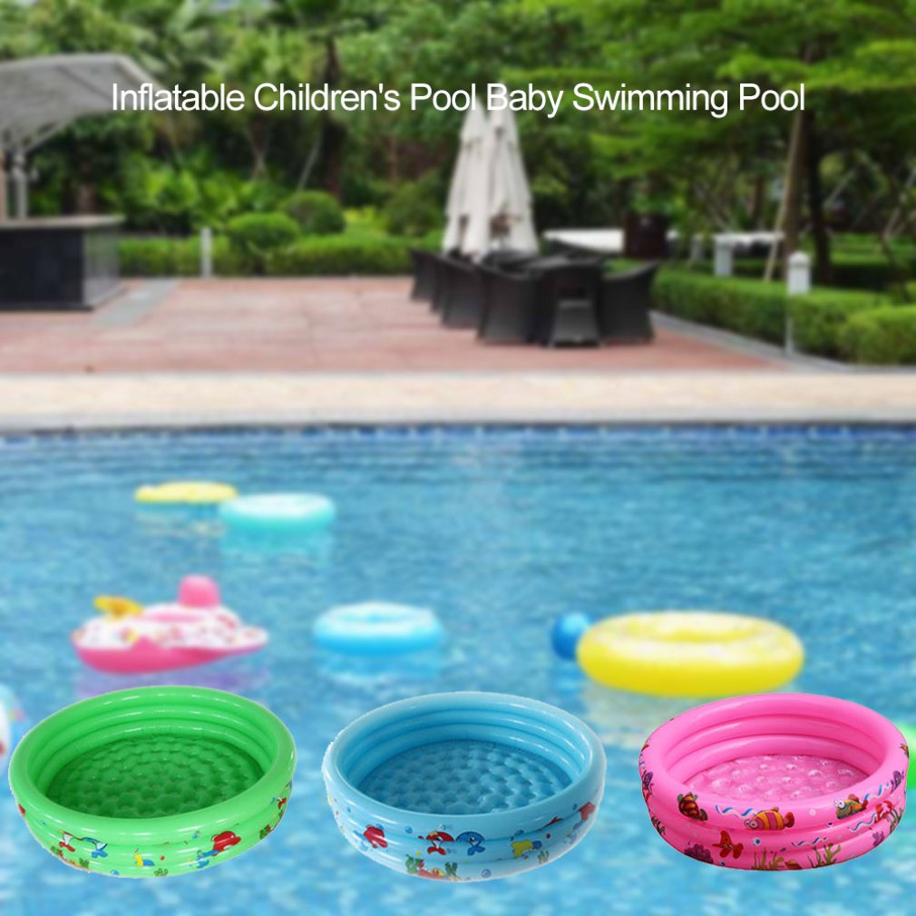 Baby oppustelig rund swimmingpool børn bassin badekar børn udendørs sport lege legetøj have padle pool baby svømme vand kar