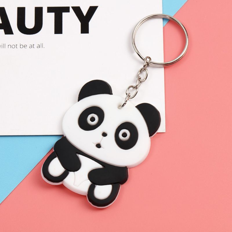 50 Pcs Baby Panda Elephant Keychains Theme Party Favors Birthday Party Supplies Party Bag Fillers School Carnival Reward
